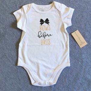NWT First Impressions baby girl onesie